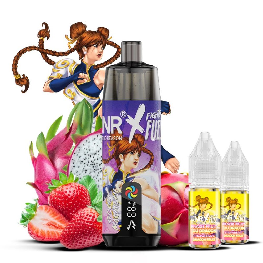 PUFF JNR SHISHA PLUS 20mg- FIGHTER FUEL - GOLD MAWASHI