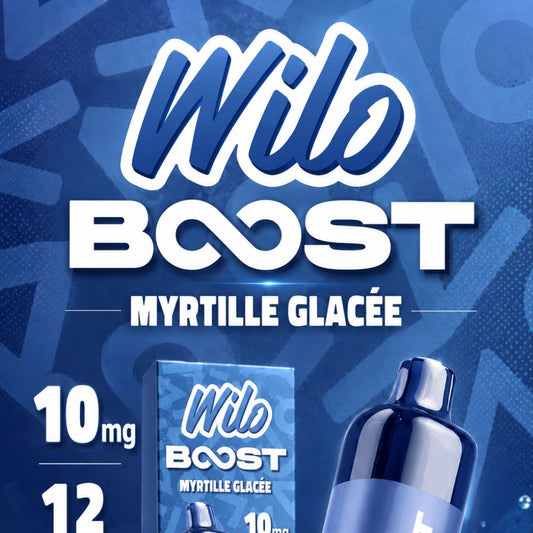 Puff Wilo boost Myrtille glace 10mg