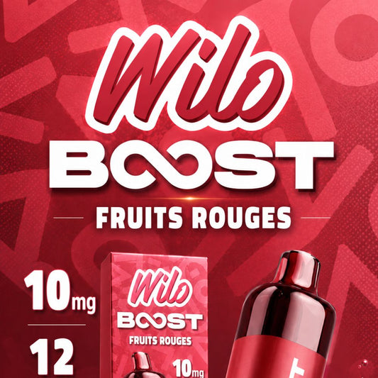 Puff Wilo boost fruits rouges 10mg
