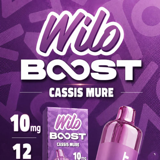 Puff Wilo boost cassis mure 10mg