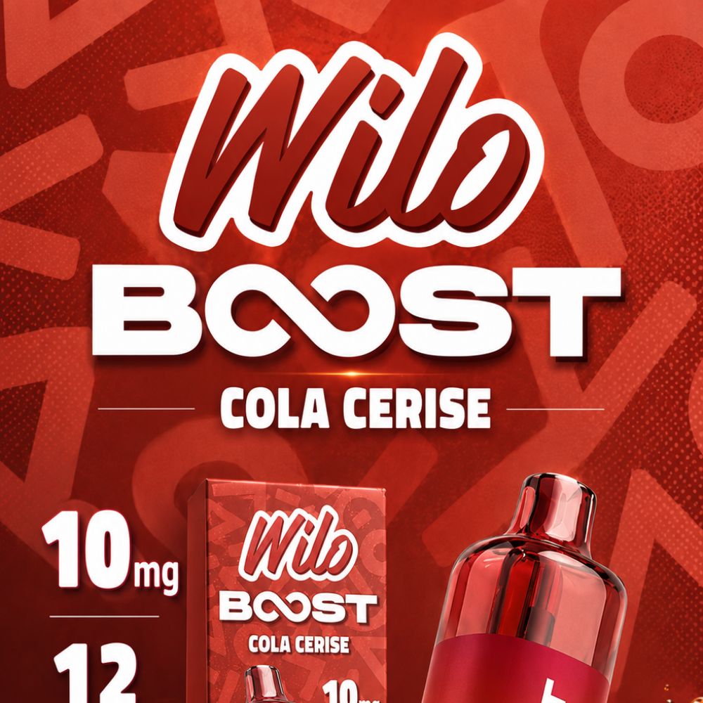 Puff Wilo boost cola cerise 10mg