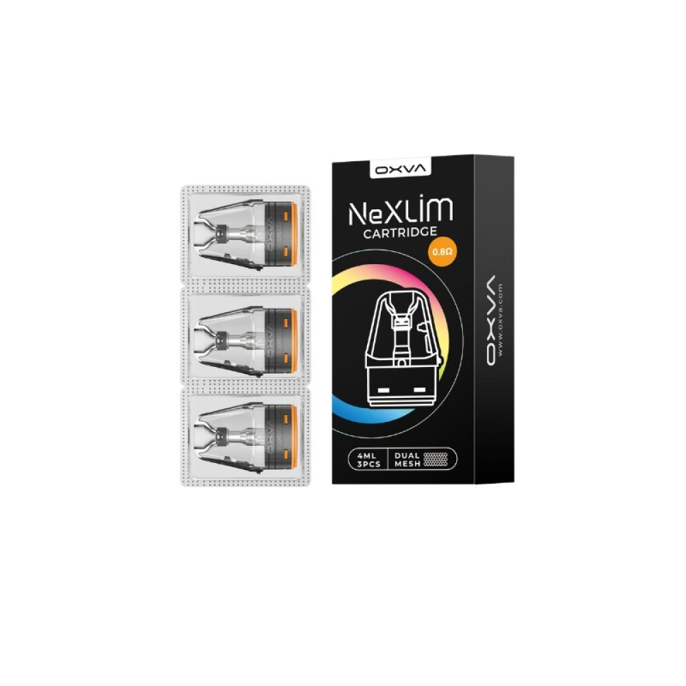 Pack de 3 cartouches Dual Mesh 4ml Nexlim Oxva - 0.8 ohm