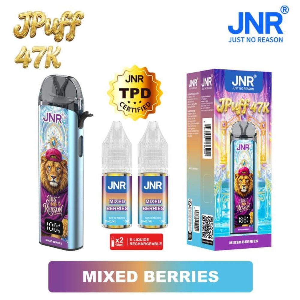 JPuff 47K - JNR - Mixed Berries 20mg