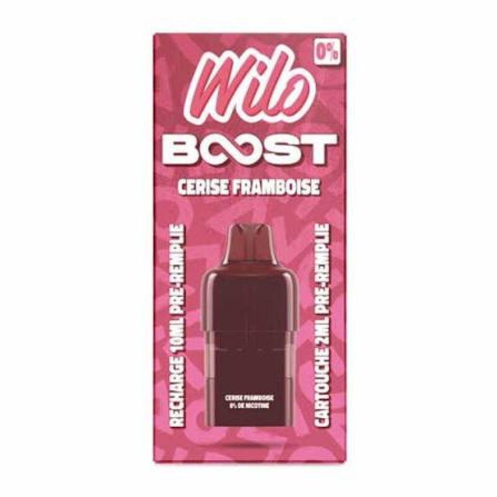 RECHARGE WILO BOOST - CERISE FRAMBOISE - 1%