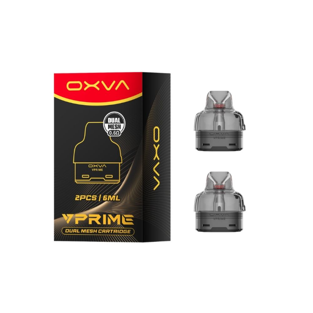 Pack de 2 Cartouches 6ml Dual Mesh Vprime 2 Oxva - 0.6 ohm